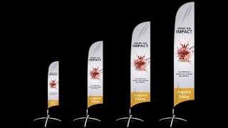 Feather Banner Flag by Aussie Printhouse