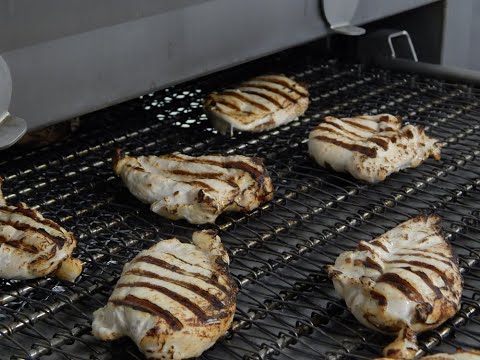 Afoheat™ Select Flame Seared & Grill Marked Chicken Sheet Meat Application