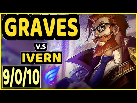 CANEE (GRAVES) vs IVERN - 9/0/10 KDA JUNGLE GAMEPLAY - EUW Ranked MASTER