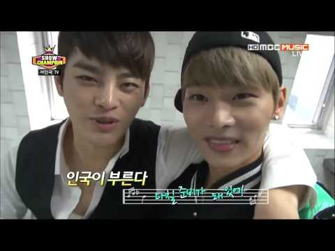 [ENG] 130501 (Seo In Guk & VIXX N) Show Champion Backstage