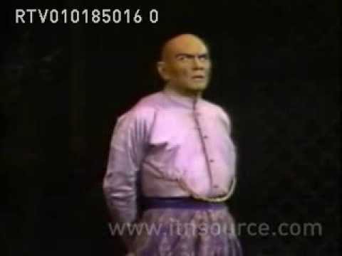 Yul Brynner on Broadway (The King and I)