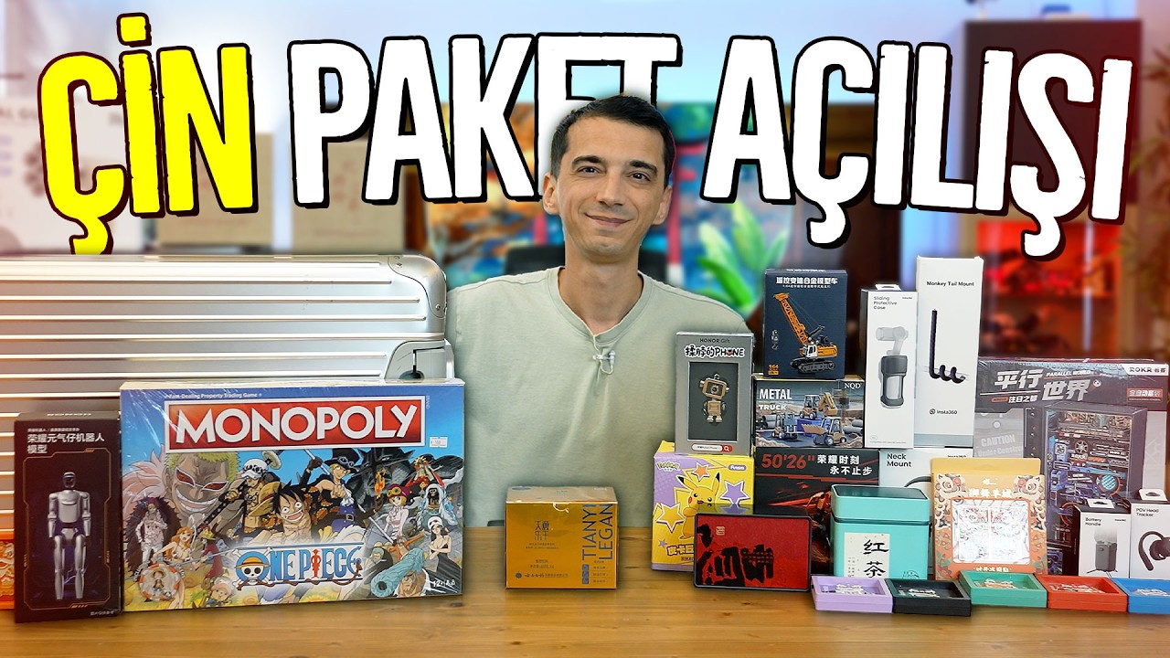 Çin'DEYKEN Aldıklarım! Toplu Paket Açılışı