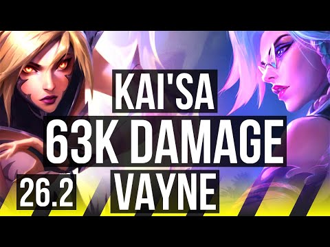 KAI'SA & Janna vs VAYNE & Milio (ADC) | Hail Of Blades, 63K damage | EUW Master | 26.2