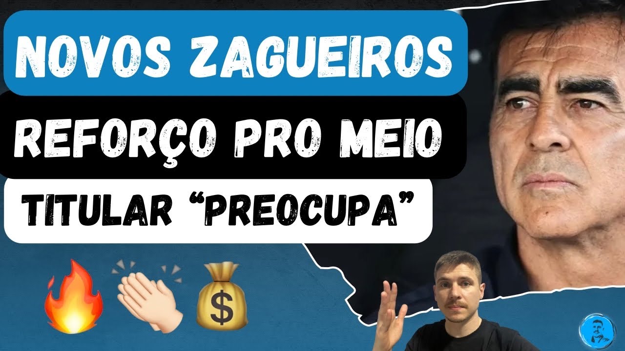 GRÊMIO CONTATA ZAGUEIROS | REFORÇO PRÓXIMO PRO MEIO-CAMPO | “PREOCUPAÇÃO” NO TIME PRO GRENAL