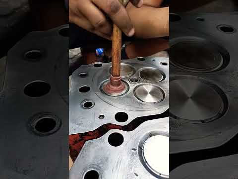 cylinder head valve lapping #automobile #tools