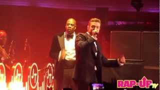 Justin Timberlake and Jay-Z Perform &#39;Suit &amp; Tie&#39; at Hollywood Palladium