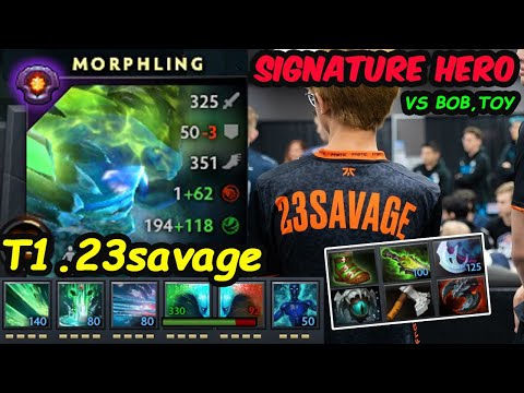 23savage Morphling - Signature Hero Auto Win BEAST CARRY vs Toy BOB Dota 2 pro Gameplay
