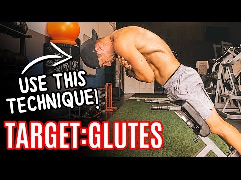 GROW GLUTES on 45 Degree Hyper-Extension (FAVORITE BUTT EXERCISE)