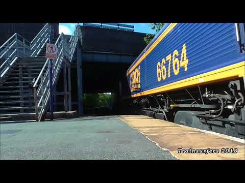 GBRf Class 66 No. 66764 on 6E09 Liverpool Biomass Tml - Drax Aes @ Denton St on 5.9.18 - HD