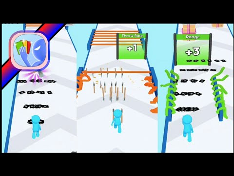 card thrower 3d/android game/level 1-4 #short.   @G1 gaming shorts