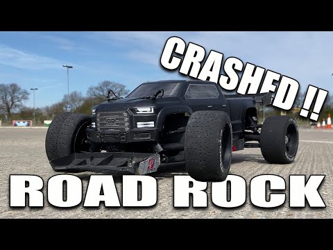 Worlds FASTEST Arrma Big Rock - Project "ROAD ROCK" - CRASHED !!