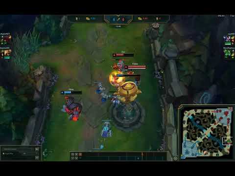 Azir/Ornn vs Yasuo/Zac in Bot Lane