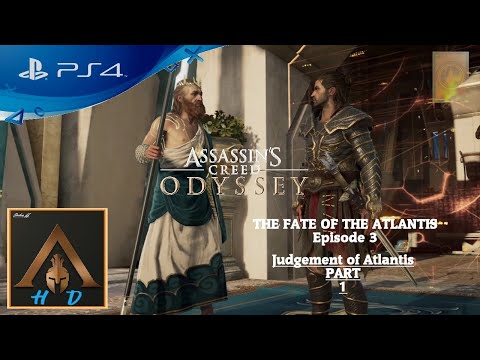 Assassin`s Creed Odyssey - Walkthrough Part 1 [PS4] Nightmare Mode 100% | Judgement of Atlantis
