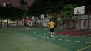 20250916 練投三分 25/52 25/41 專注左手輔助手在球上的位置，從出手點回推到舉球起始點的位置擺放 #flow2pro #insta360