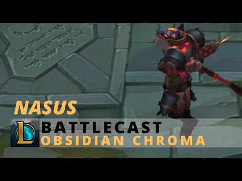 Battlecast Nasus Obsidian Chroma - League Of Legends