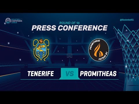 Iberostar Tenerife v Promitheas Patras - Press Conf. - Basketball Champions League 2018-19