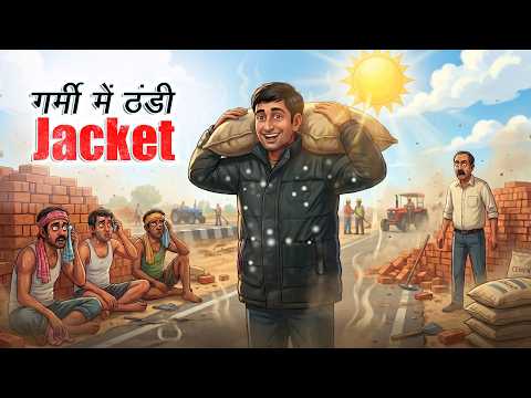 गर्मी में ठंडी जैकेट | Garmi Mein Thandi Jacket | Hindi Kahaniya | Animated Stories