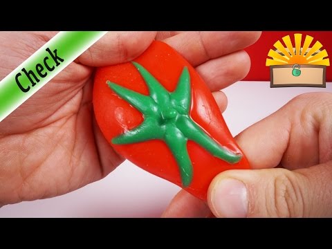 TOMATEN SCHLEIM - GLIBBI SLIME TOMATE zum MATSCHEN - Kinder Experiment deutsch