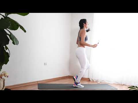 🔥Rutina de cardio con cuerda para bajar de peso para tonificar glúteos y piernas 🥰   | Brenda  Yoga
