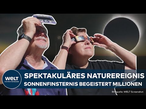 TOTALE SONNENFINSTERNIS: Millionen begeistert! Himmelsspektakel über USA, Mexiko und Kanada