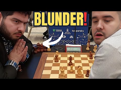 When you realize your opponent has blundered | Parham vs Nepomniachtchi | World Rapid 2023