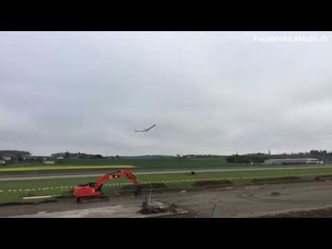 Solar powered SolarStratos plane takes off on it's first flight