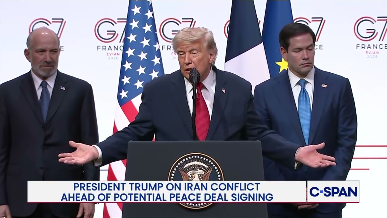 Video: Trump links Iran nuclear deal to threat of renewed bombing