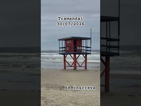 Dia de pescaria em mar calmo em Tramandaí RS #praia #litoralrs #asmr #mars #beach #saidasdepraia