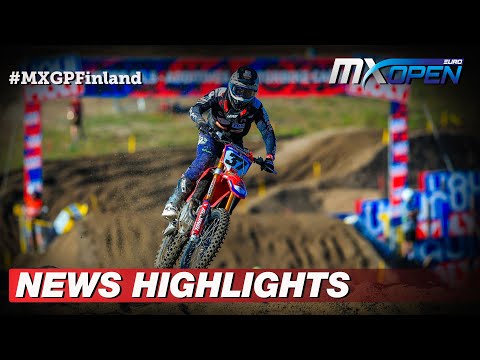 News Highlights | EMXOpen Race 2 | MXGP of Finland 2022 #MXGP #Motocross