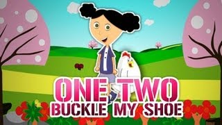 One Two Buckle My Shoe | Nursery Rhymes With Lyrics | Classic English Rhymes For Kids