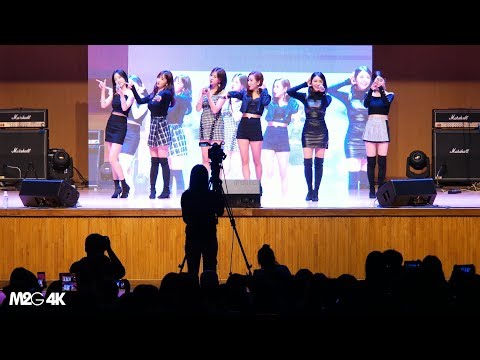 191002 에이핑크 Apink ( Mr Chu 무반주 한소절 퇴장인사) 경희대학교 4K 직캠 Fancam
