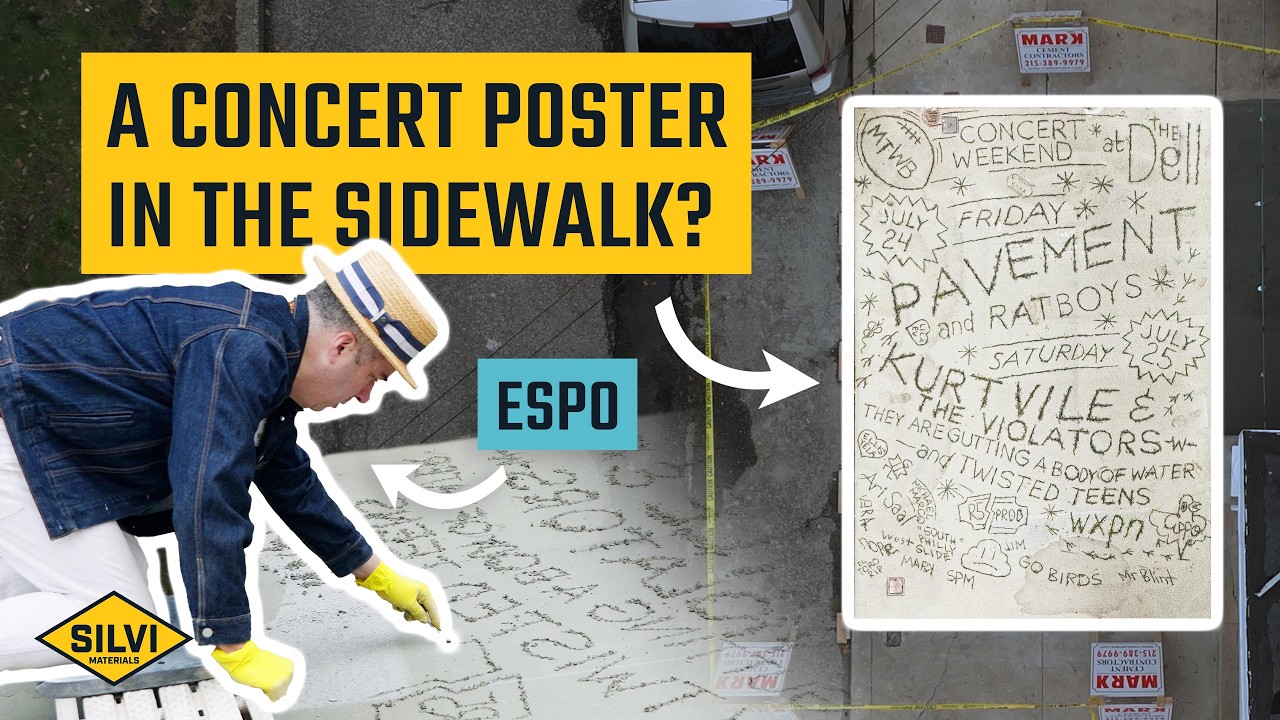 Seniman Grafiti ESPO Mengukir Poster Konser di Beton | Sorotan Proyek