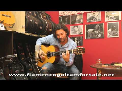 Josemi Carmona plays his Felipe Conde FC 28 2012 flamenco guitar for sale. Granaína