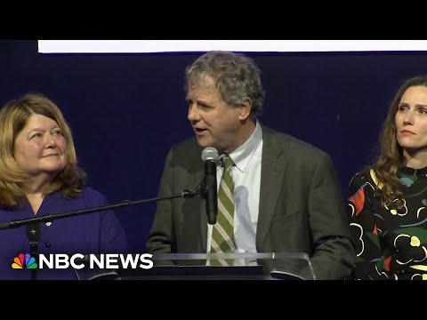 Sen. Sherrod Brown delivers concession speech after losing re-election