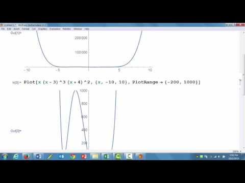 Mathematica Tutorial On Using The Plot Function