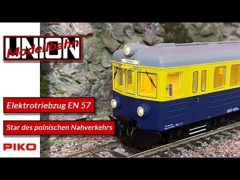 Piko Elektrotriebzug EN 57 PKP - Star des Nahverkehr in Polen - Spur H0 1:87 -