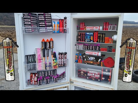 Firecrackers vs. Fridge - A test of strong firecrackers!