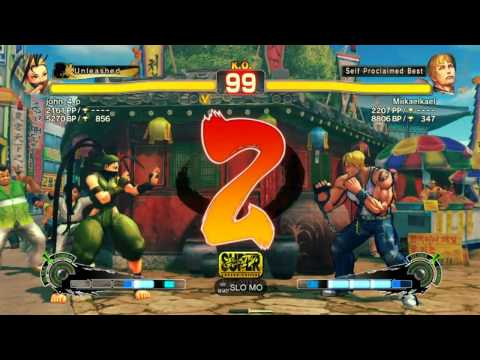 SSF4 AE 2012: john_4_p (Ibuki) vs Miikaelkael (Cody)