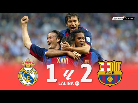 Real Madrid 1 x 2 Barcelona ● La Liga 03/04 Extended Goals & Highlights HD