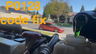 How to fix code P0128 on your mazdaspeed 3 (thermostat) replace