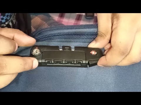 How to Unlock a TSA Suitcase Lock | Unlock TSA002 Lock without Key Combination | Any TSA Luggage