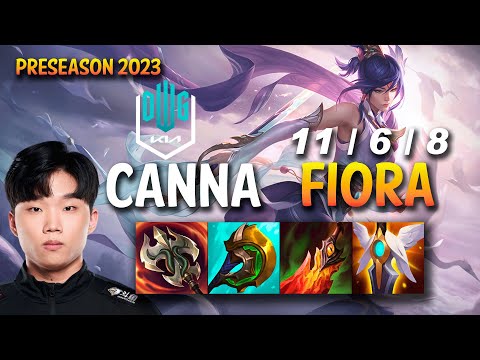 DK Canna FIORA vs K'SANTE Top - KR Ranked
