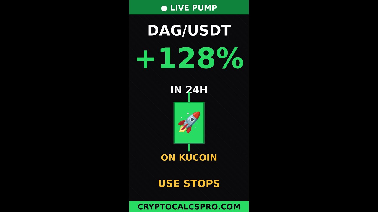 DAG PUMPING 128 Percent In 24h — Crypto Trading 2026 — Real Trader Setup