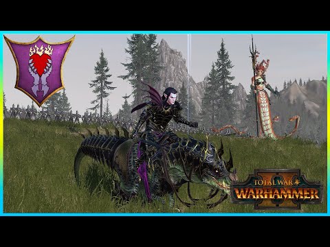 DARK ELVES VS BRETONNIA | TZ'ARKAN TRYS AND GETS REVENGE ON HUMAN SCUM! || TOTAL WAR: WARHAMMER 2!