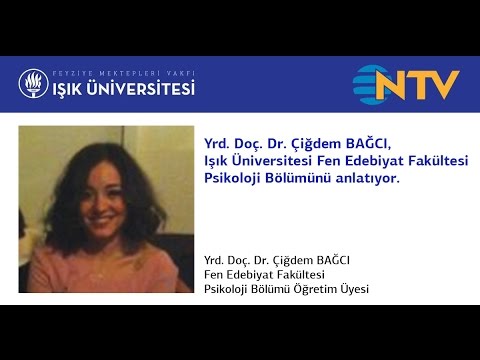 FMV Işık Üniversitesi Öğr. Ü. Yrd. Doç. Dr. Çiğdem Bağcı NTV 'Doğru Tercih' Programına Katıldı