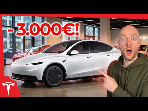 TESLA senkt Preise! -3.000€ beim Model Y und günstige Zinsen