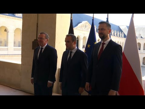 French Defence Minister meets his German and Polish counterparts | AFP