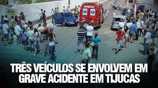 preview picture of video 'Três veículos se envolvem em grave acidente em Tijucas'