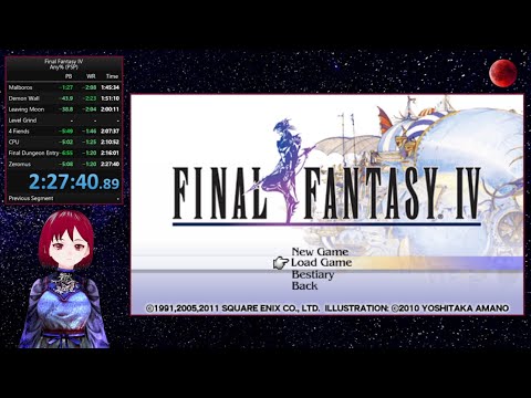 Final Fantasy IV any% (PSP) speedrun - 2:27:40