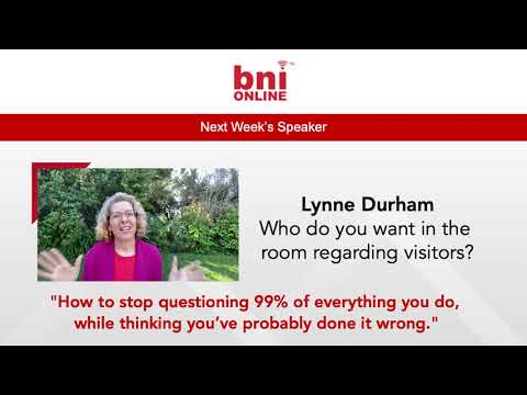 BNI Greenacres - Pitch: Lynne Durham